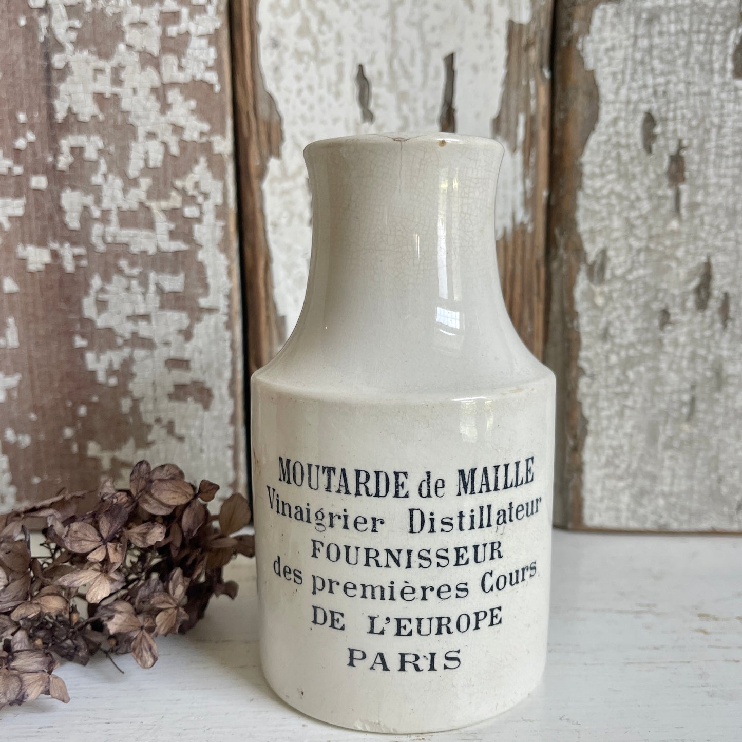 French Moutarde De Maille Crock