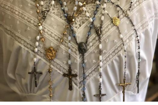 vintage and antique rosaries European 