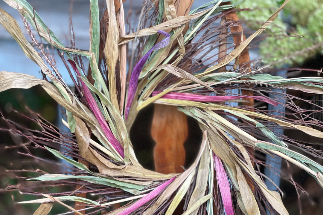 The Corn Husk Wreath…A NEW Take!