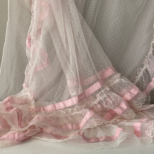 Vintage Pink Curtains