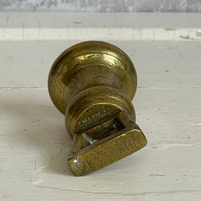 English Brass Bell Weights