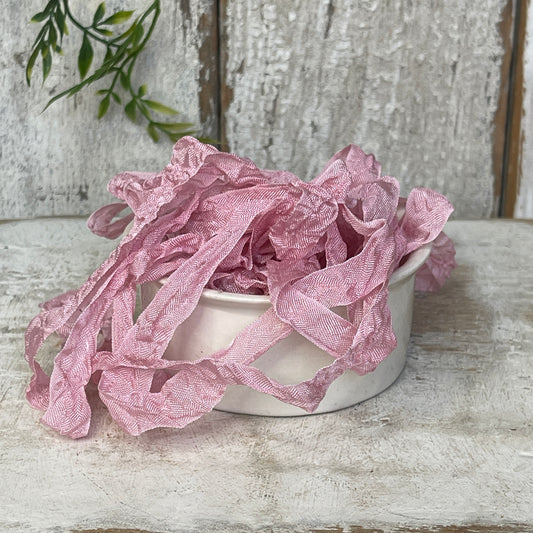 Crinkle Ribbon - Tea Rose