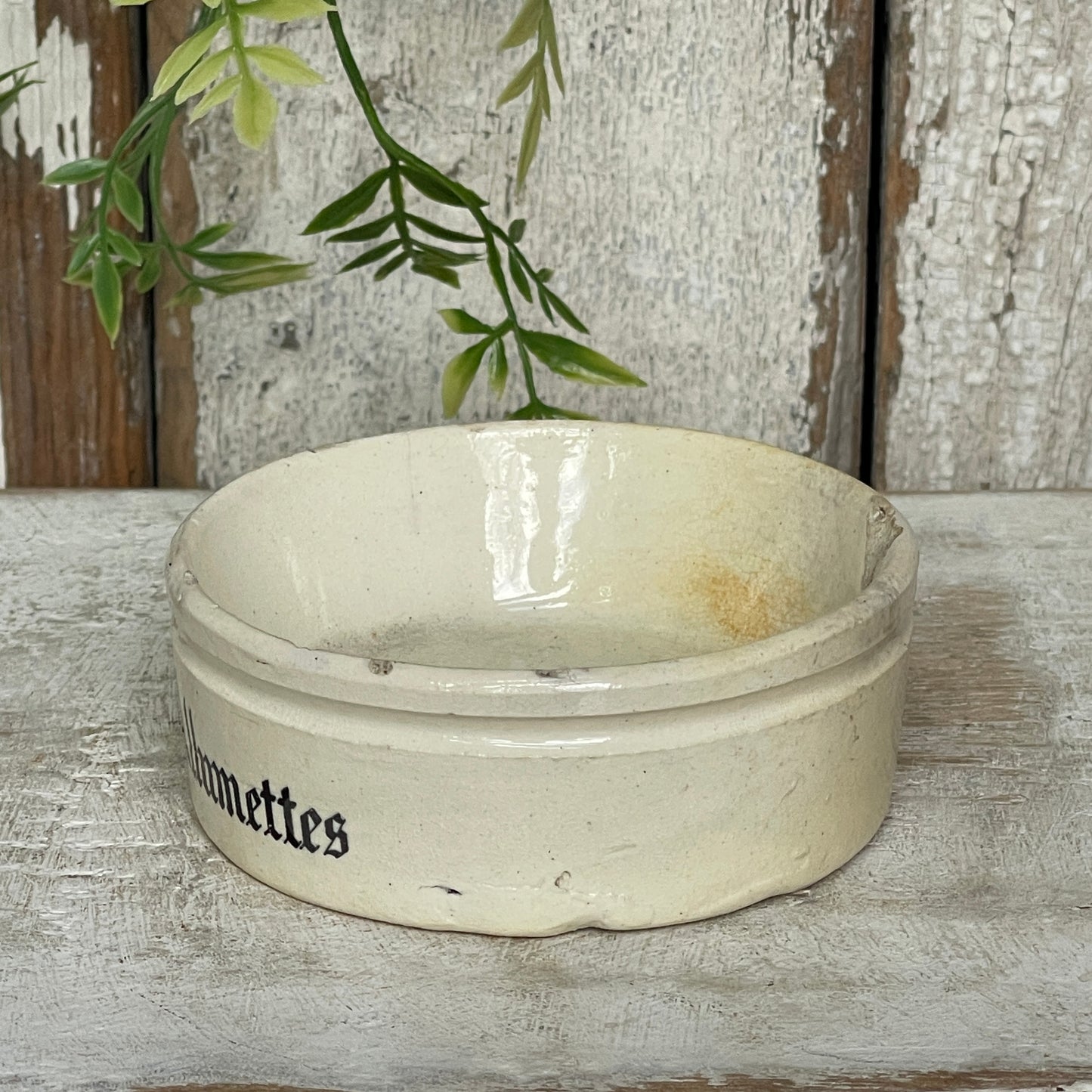 Ironstone Dish -Allumettes