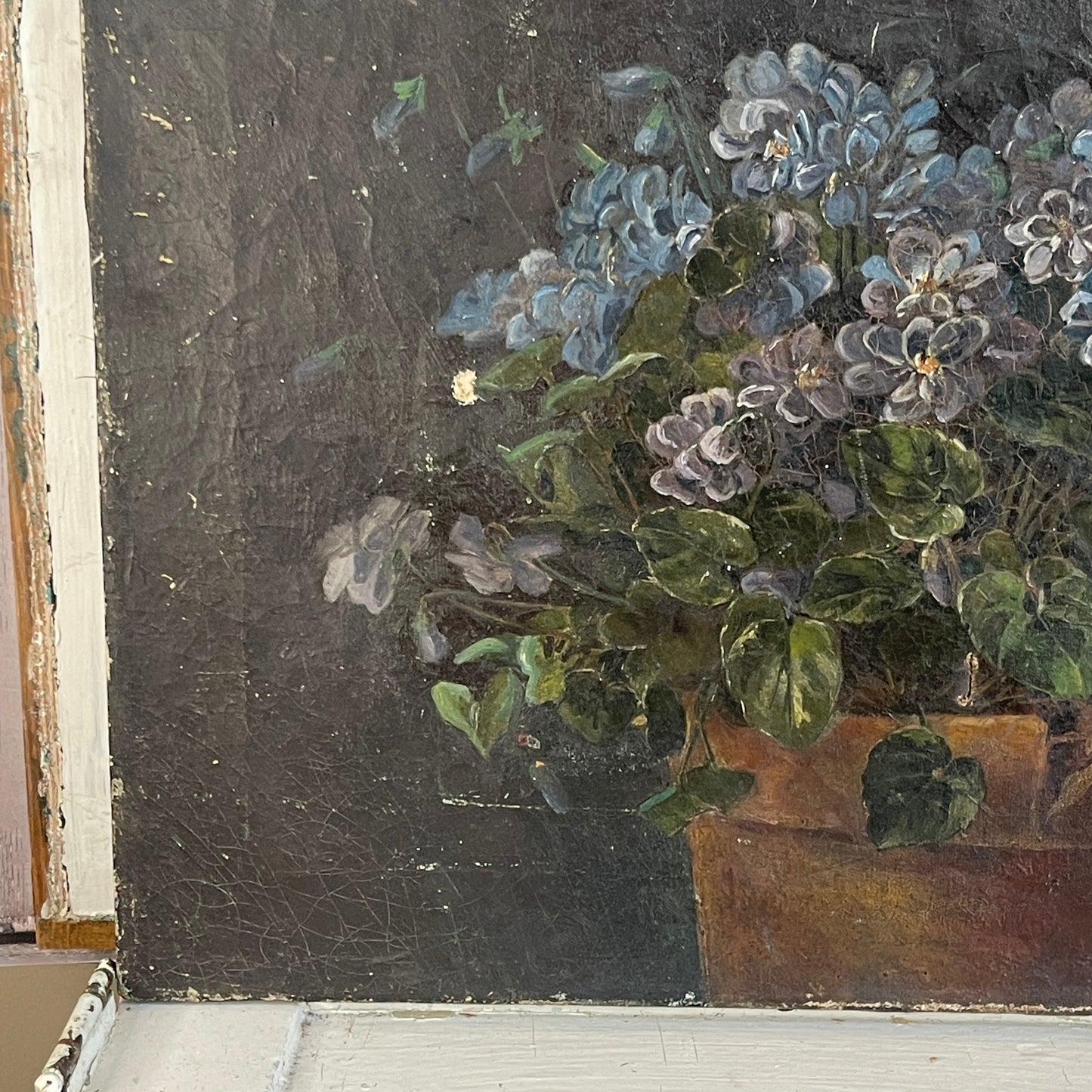 Vintage Hydrangea Painting