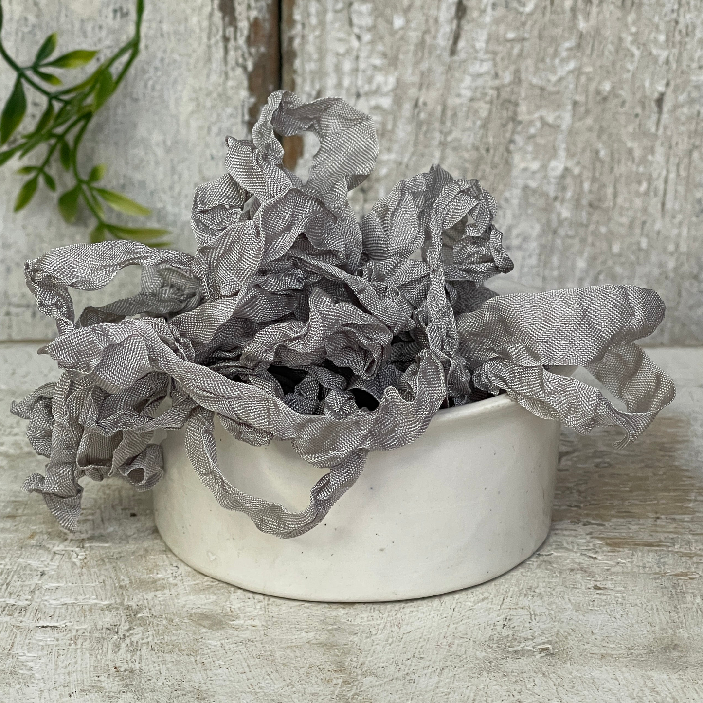 Crinkle Ribbon - Silver