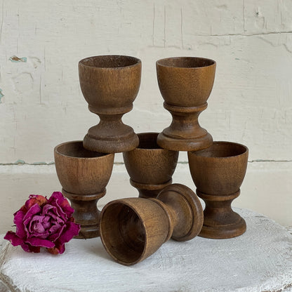 Wooden Egg Cups- Set of Two