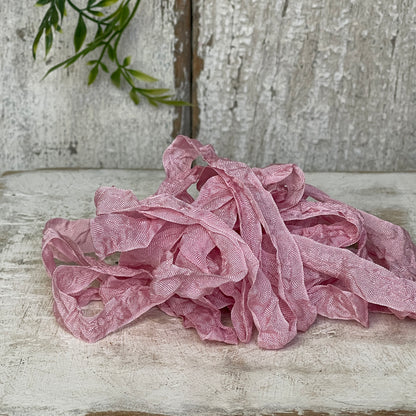 Crinkle Ribbon - Tea Rose