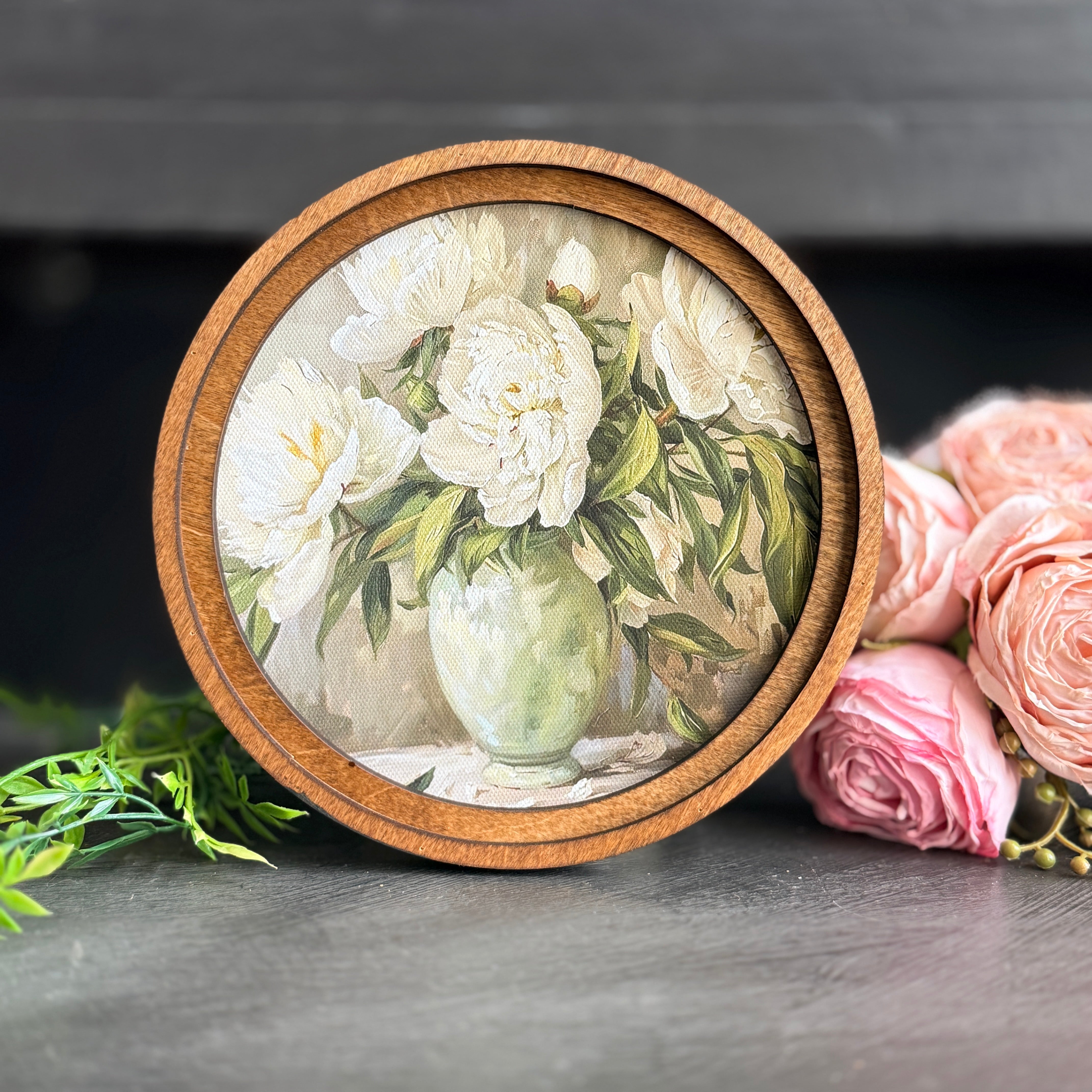 Muted Peony Art