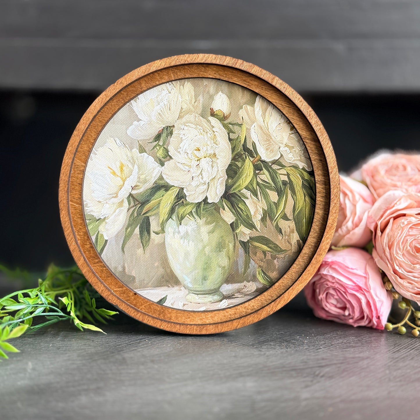 Muted Peony Art