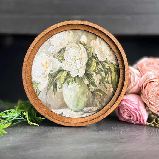 Muted Peony Art