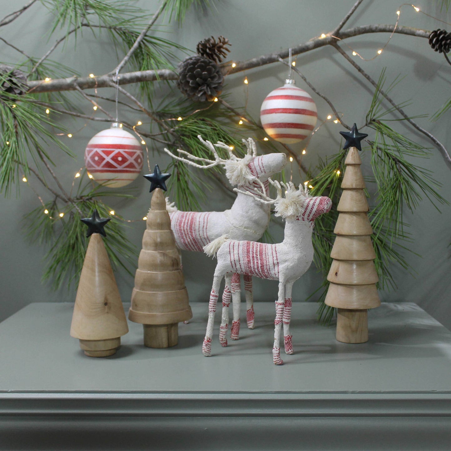 Nordic Stag - Red Ticking