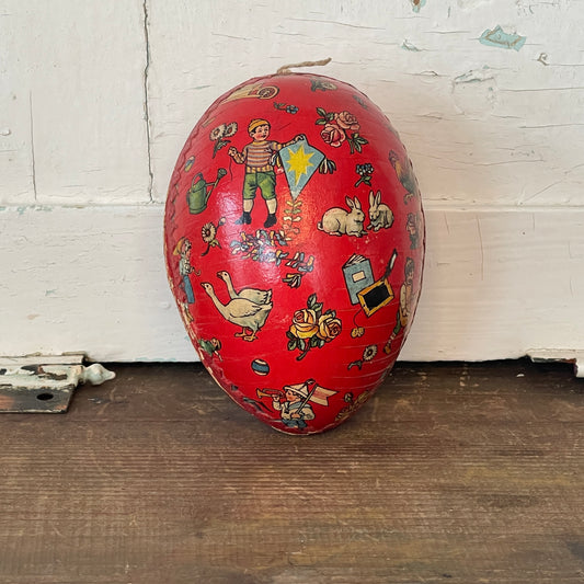 Antique German Papier-mâché  Easter Egg