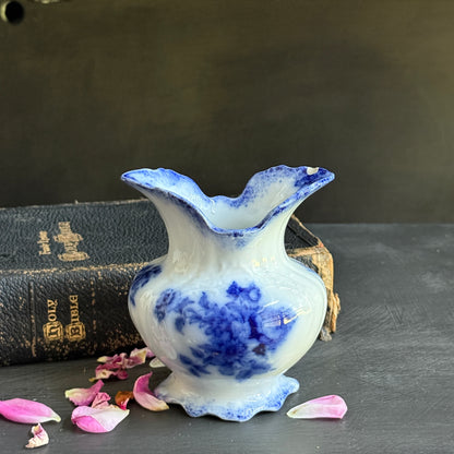 Antique Flow Blue Vase