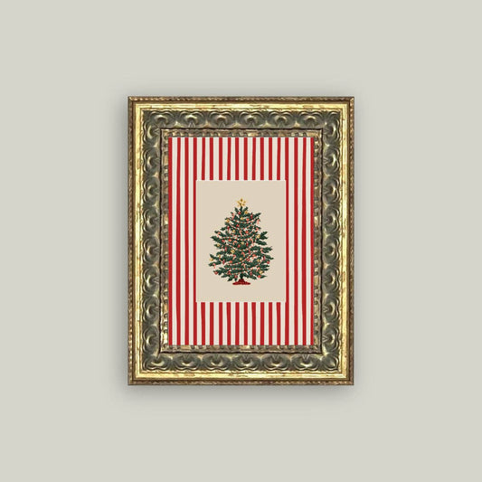Classic Christmas Tree Artwork