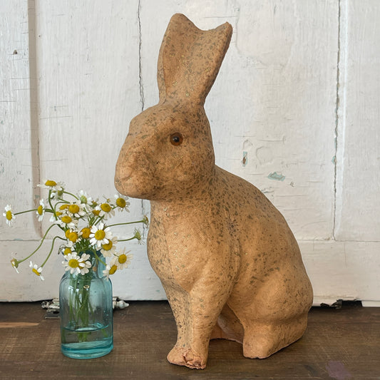 Vintage Papier-Mâché Pulp Bunny