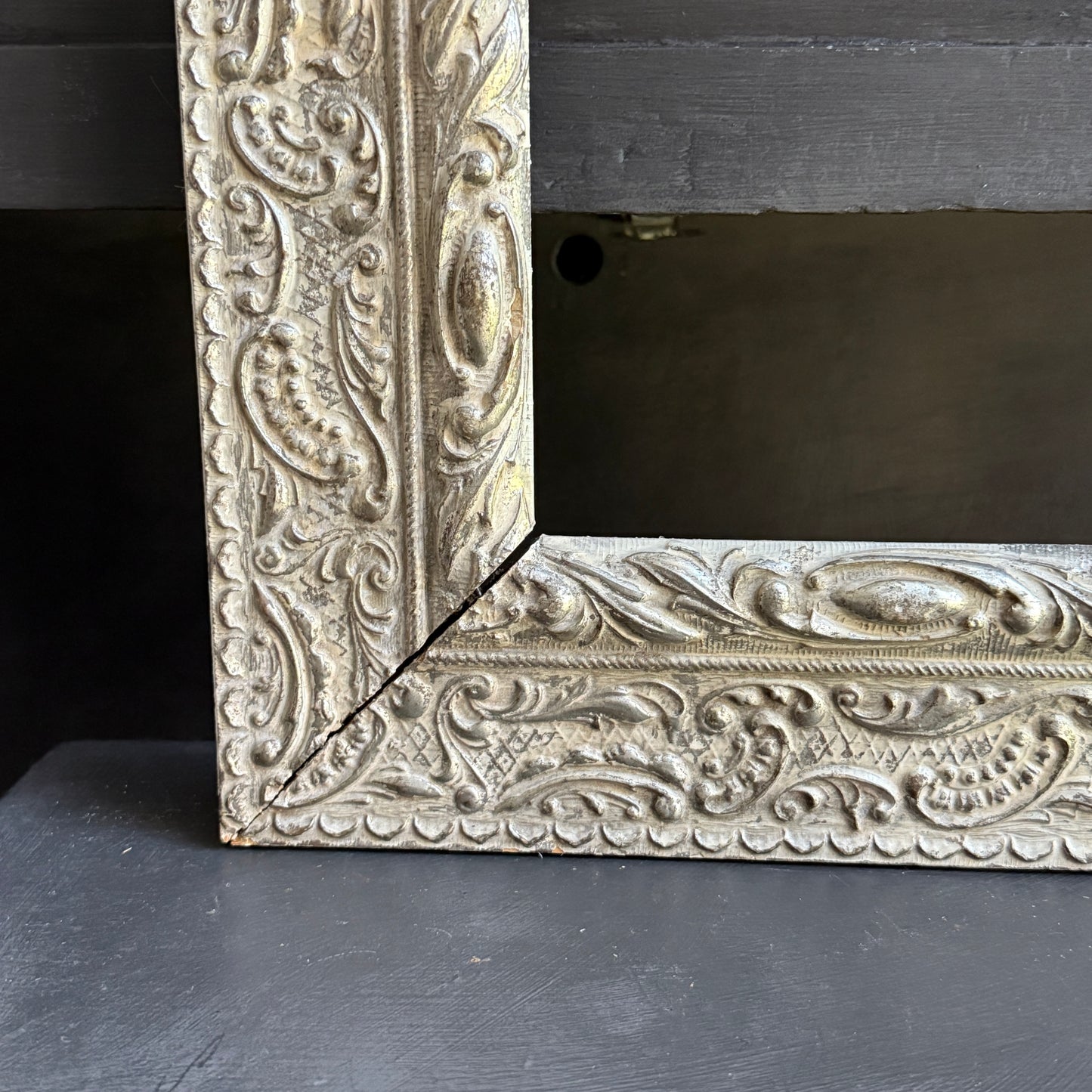 Vintage Silver Wood Frame