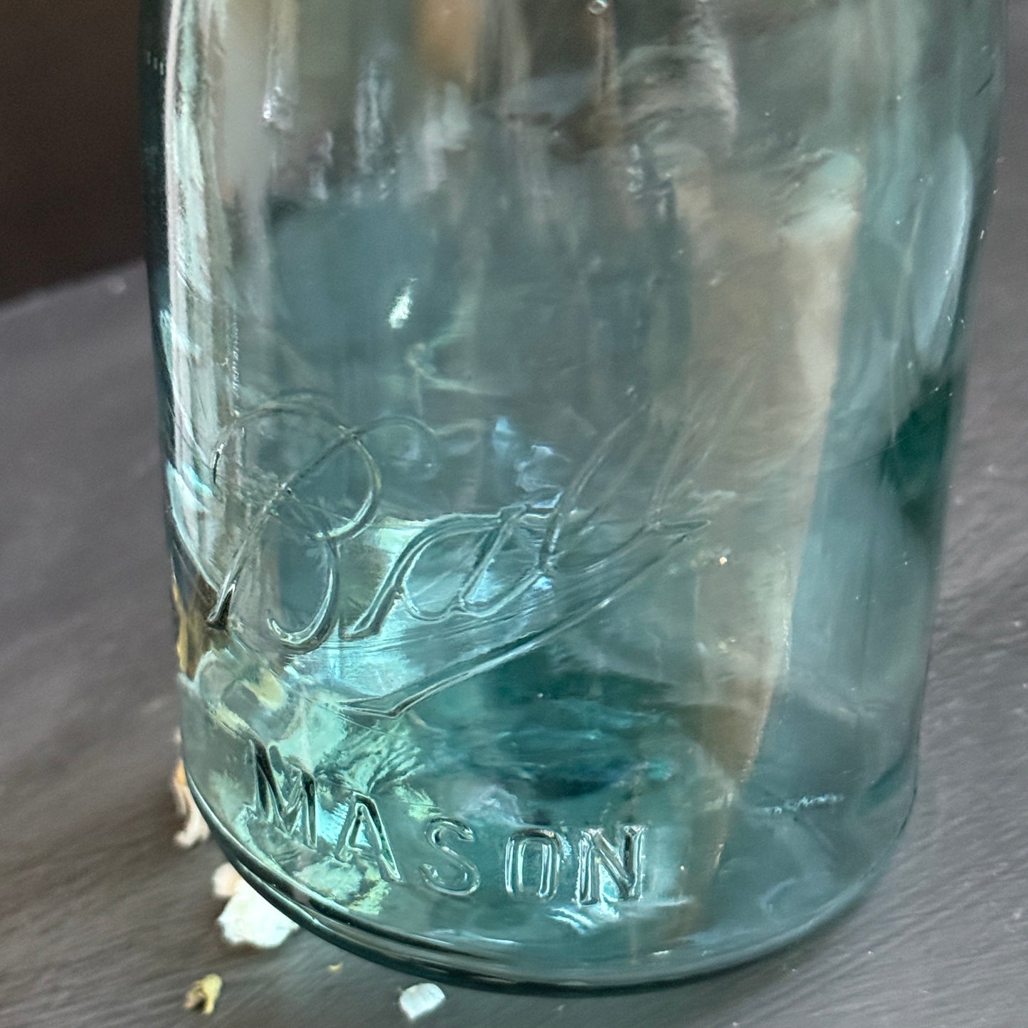 Antique Aqua Ball Jar