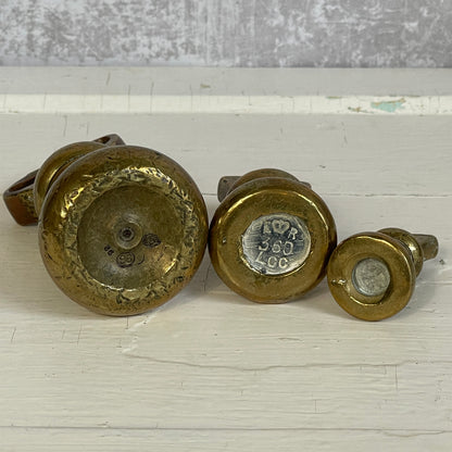 English Brass Bell Weights