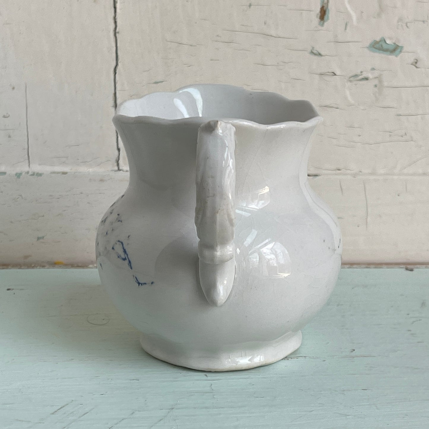 Victorian Dainty White Creamer