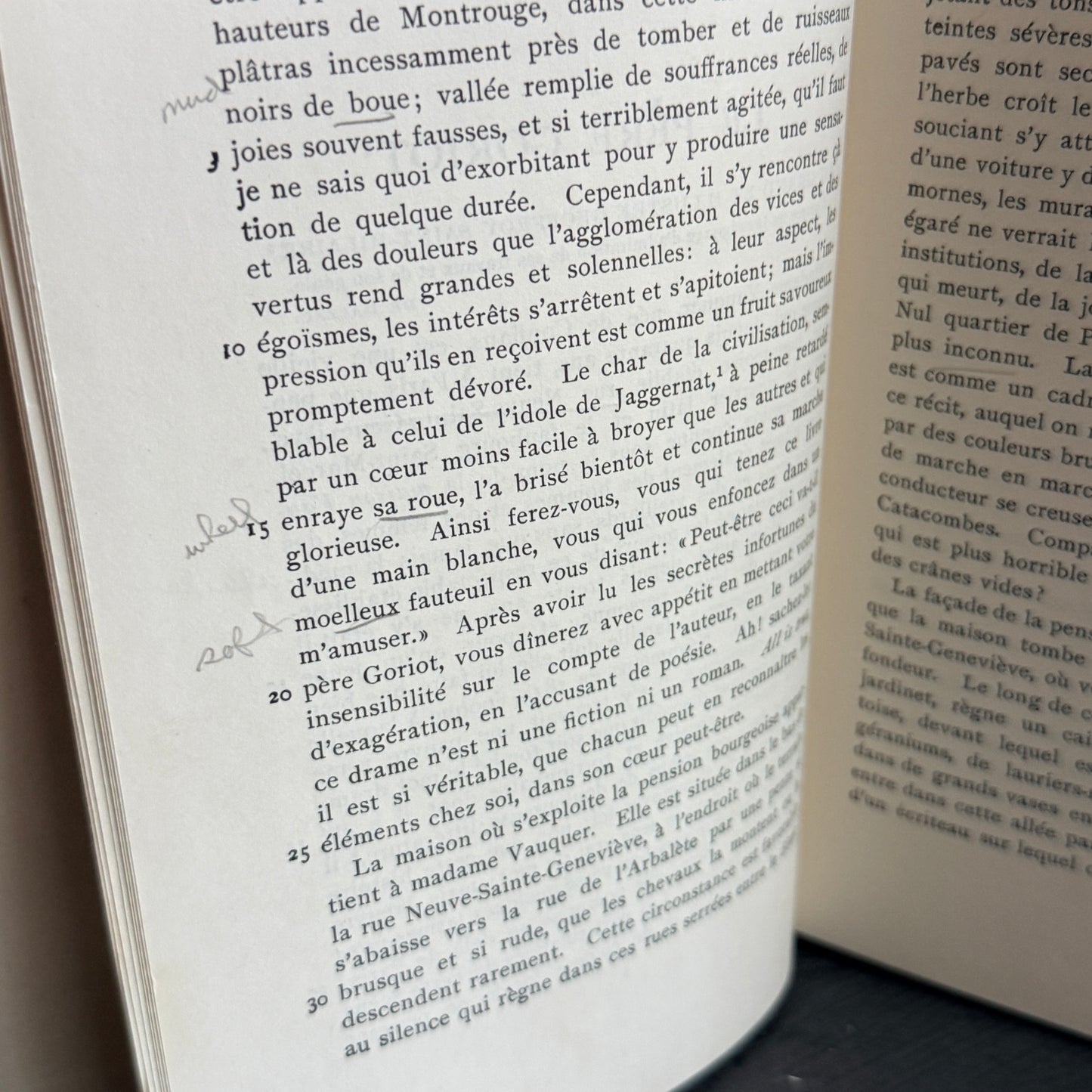Le Père Goriot Book