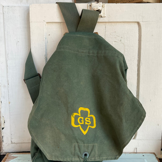 Vintage Girl Scout backpack