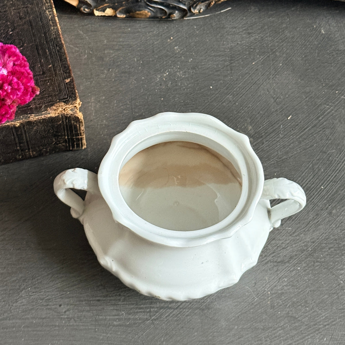 Ironstone Sugar Jar