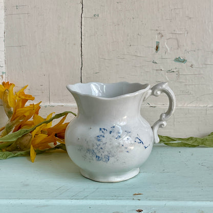 Victorian Dainty White Creamer