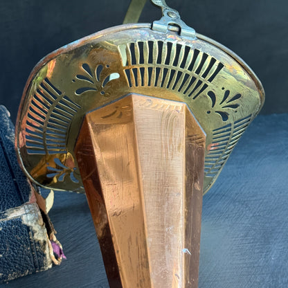 Copper Bridal Basket Vase