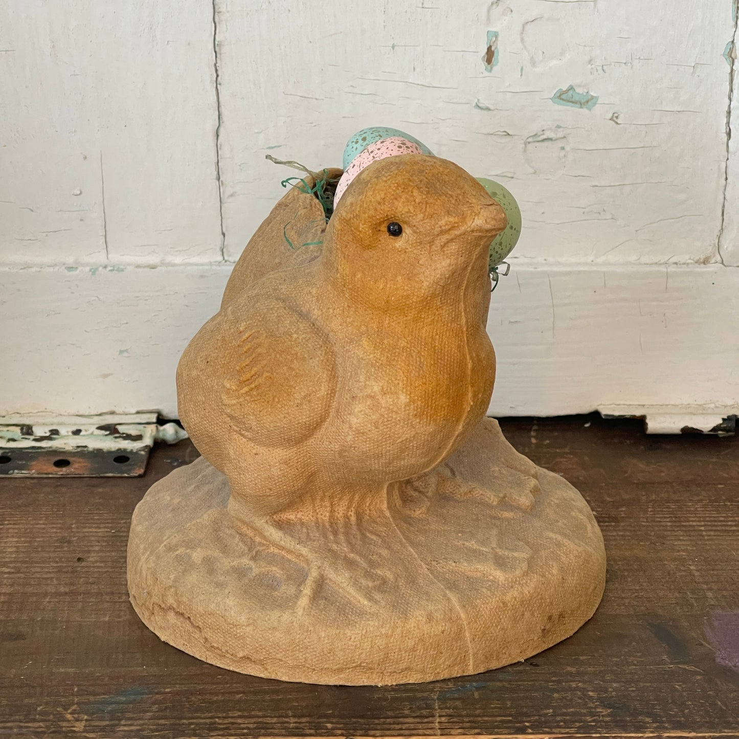 Antique Hatched Chick Candy Container