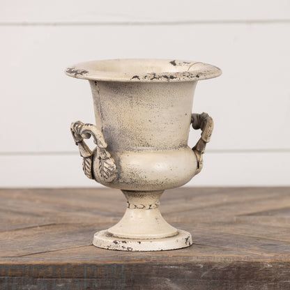 Aged Cast Iron Urn