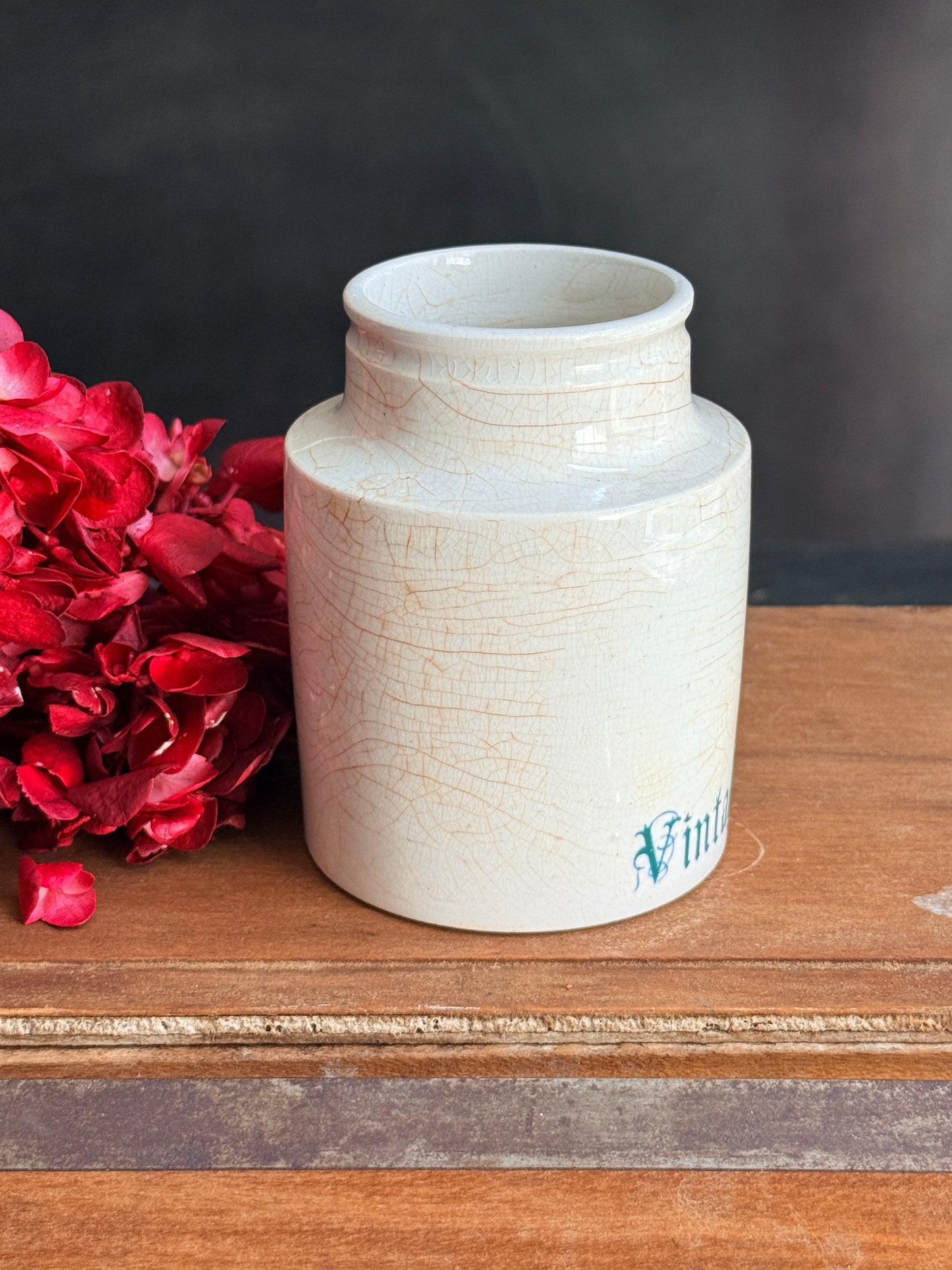 Ironstone Crock - Vintage Christmas
