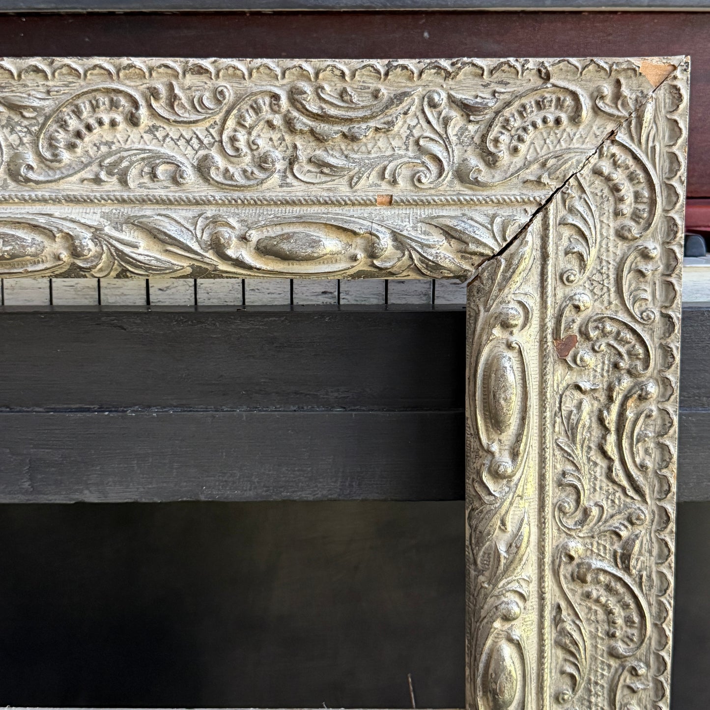 Vintage Silver Wood Frame