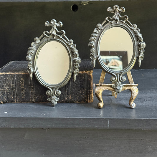 Vintage Small Oval Mirrors