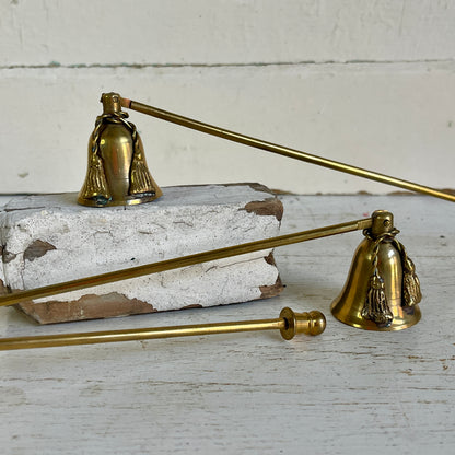 Brass Candle Snuffer - Tassels