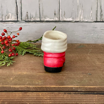 Ceramic Santa Boots