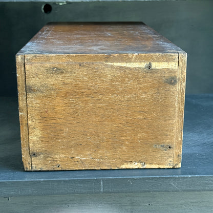 Vintage Card Catalog Drawer