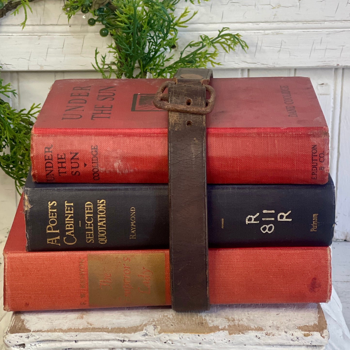 Leather Bound Bookstack