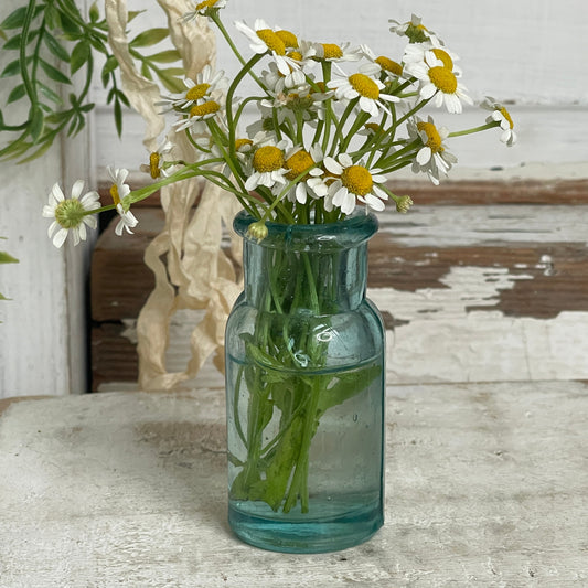 Antique Aqua Bottle