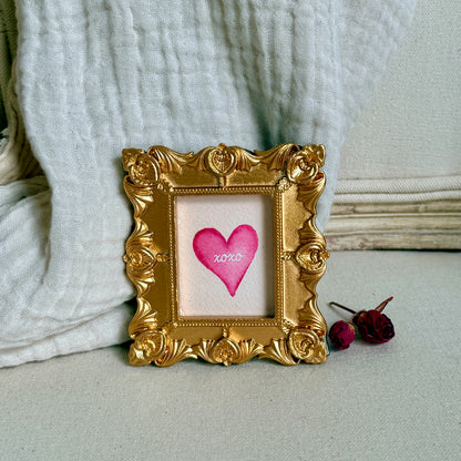 Conversation Heart Mini Watercolor-XOXO