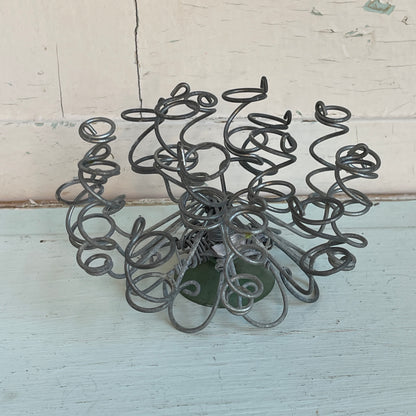 Vintage Coil Flower Frog