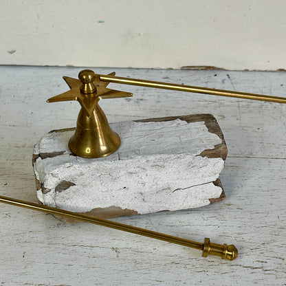 Brass Candle Snuffer - Star