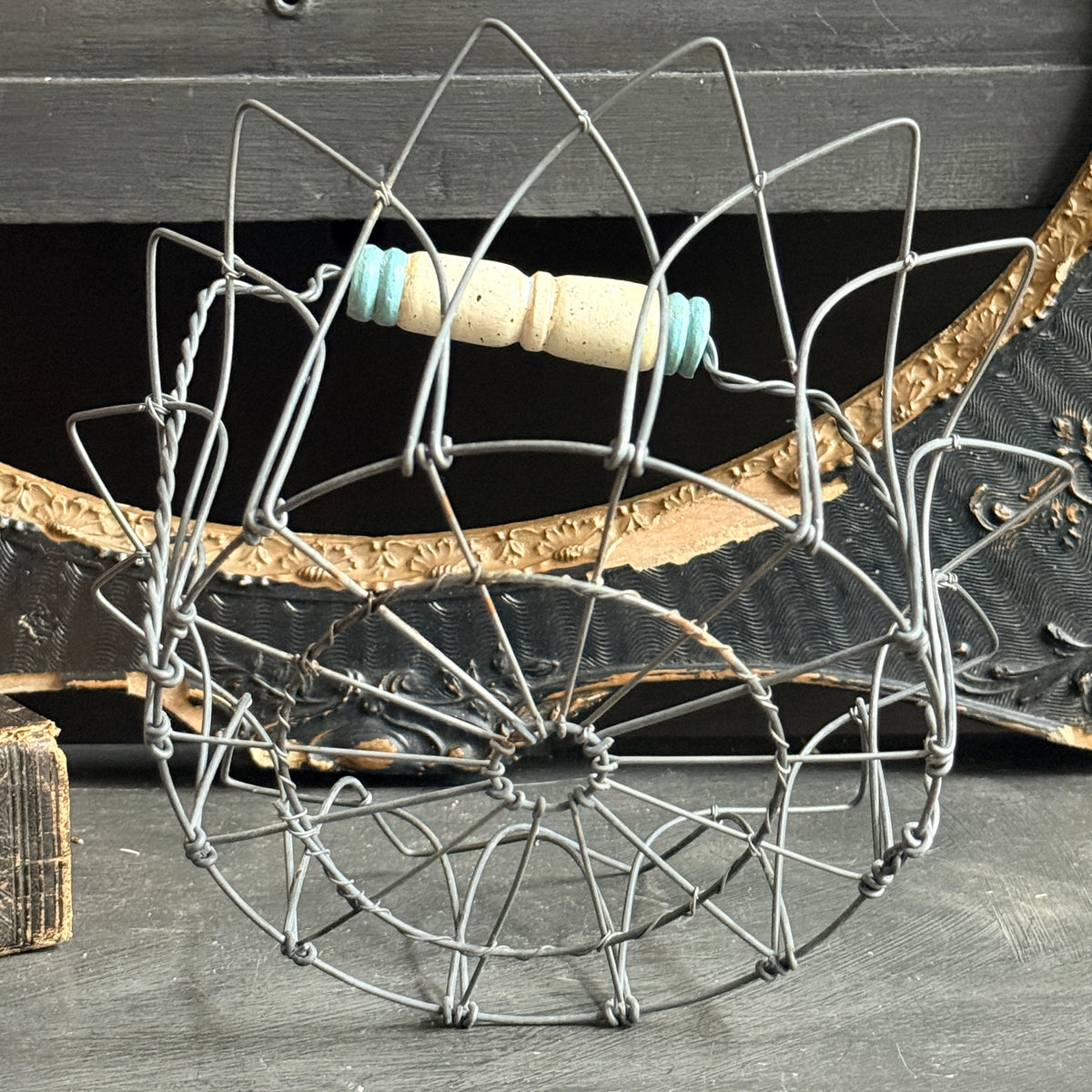 Vintage Wire Basket