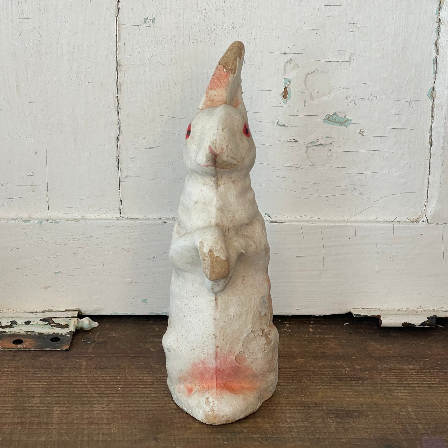 Vintage Papier-Mâché Easter Bunny Standing