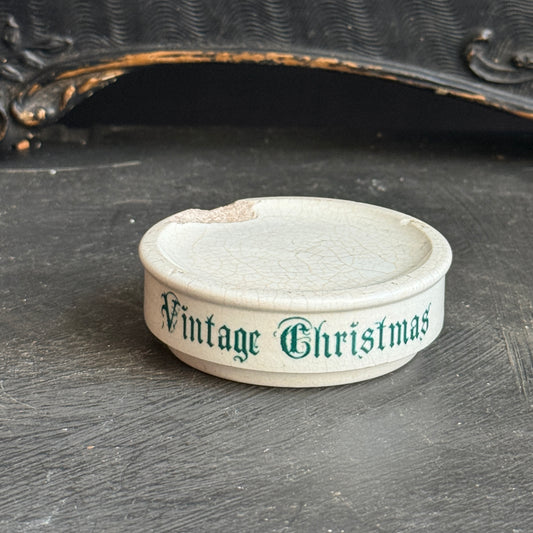 Vintage Christmas Ironstone Riser