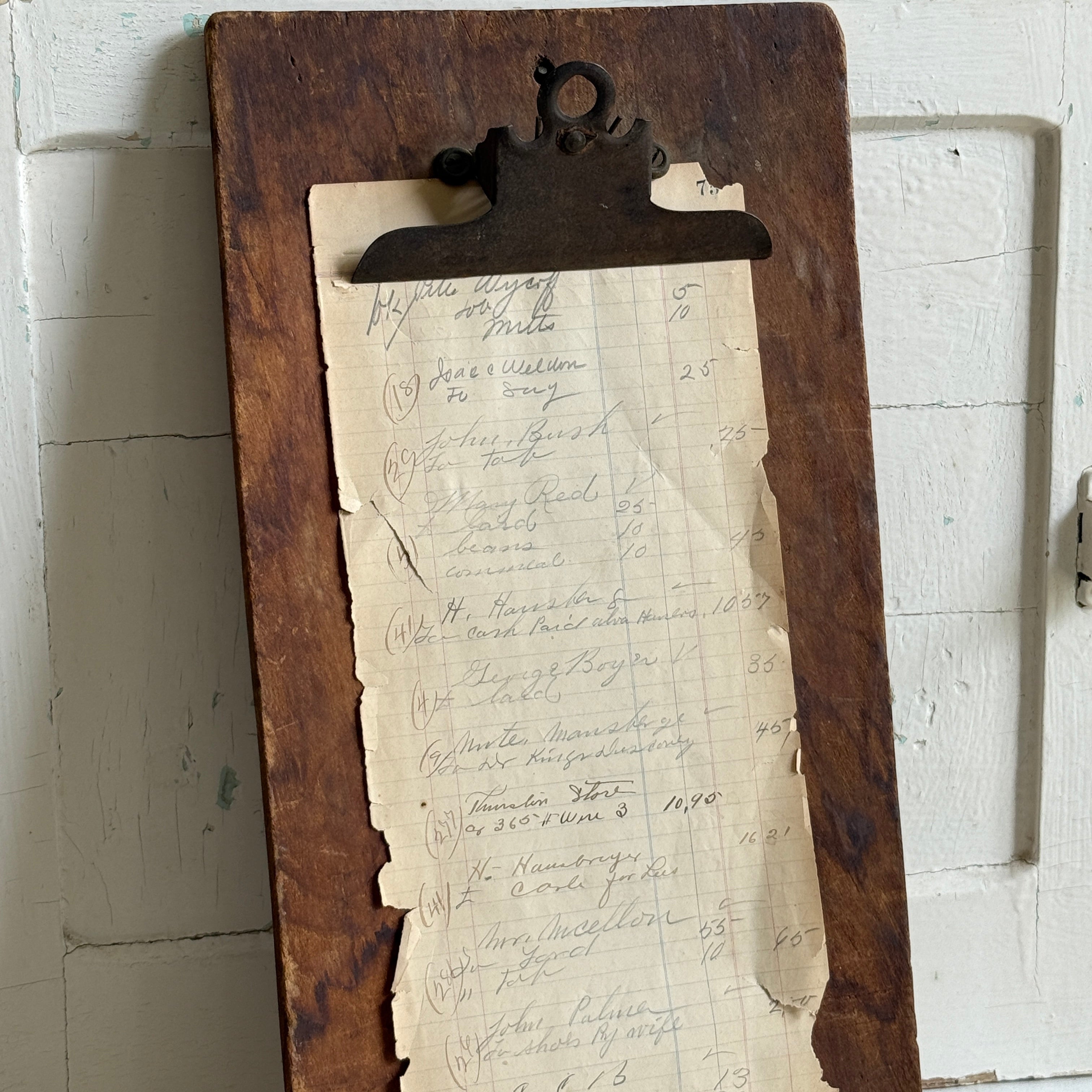 Antique Clipboard