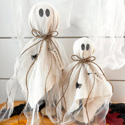 Rustic Halloween Ghost Set