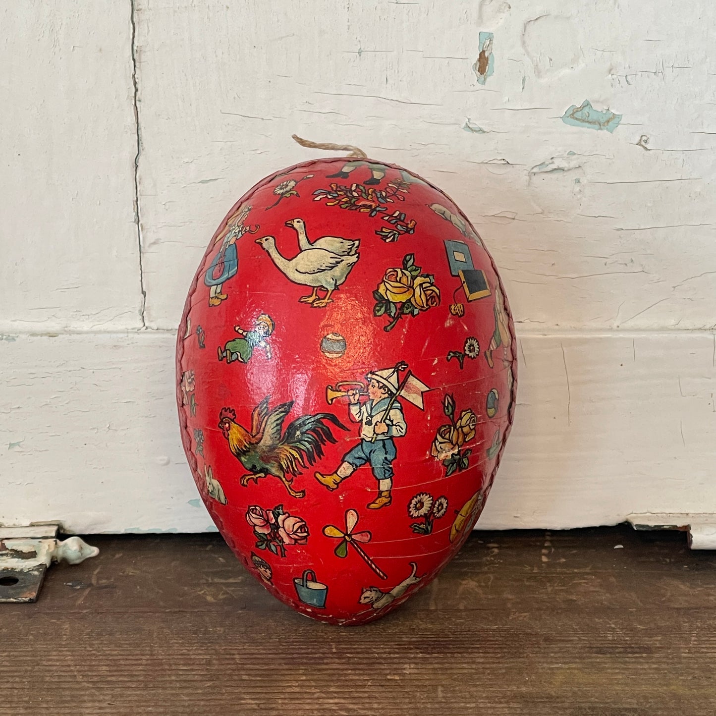 Antique German Papier-mâché  Easter Egg