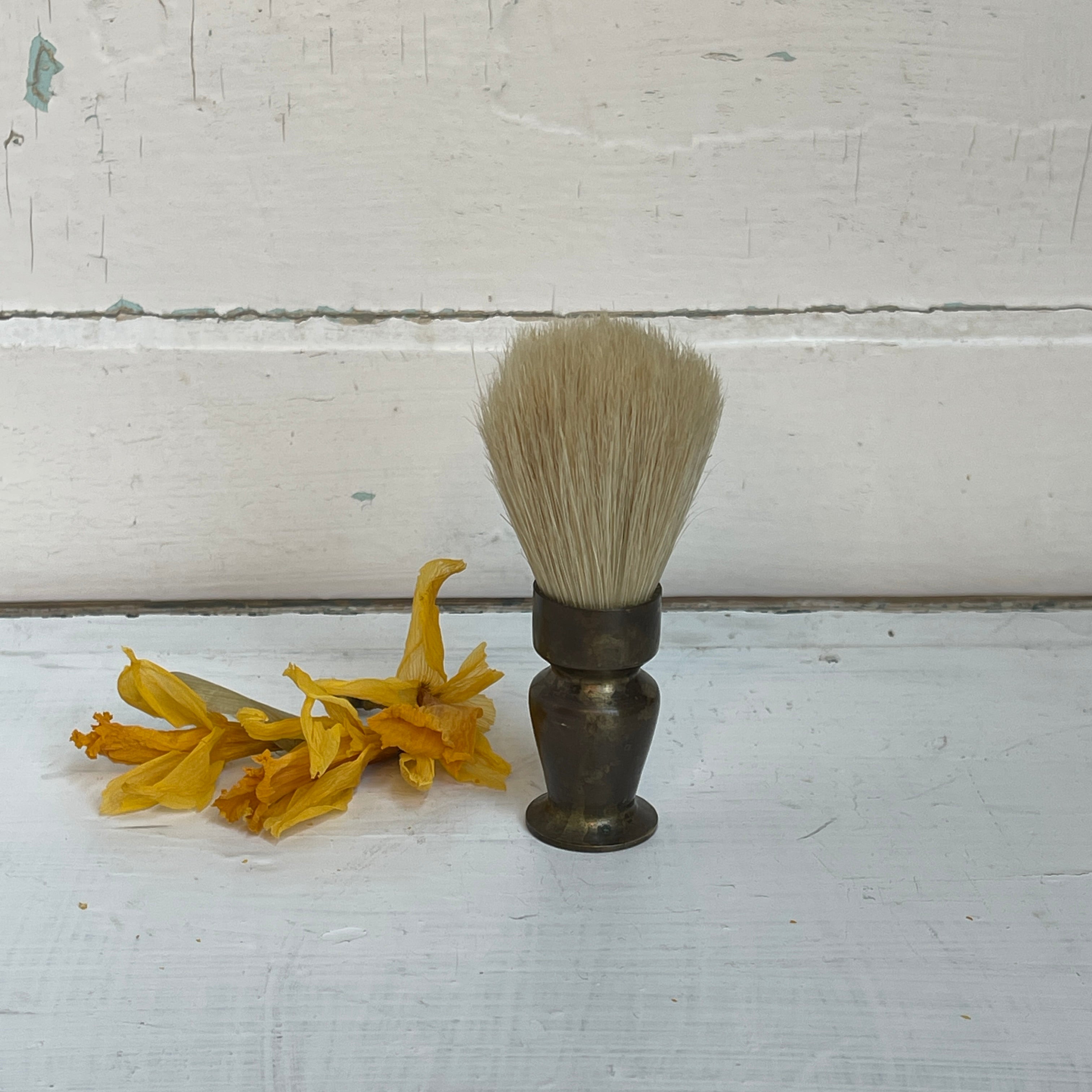 Vintage Brass Shaving Brush