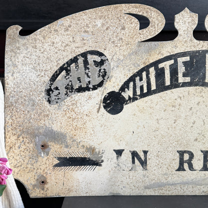 The White Barn Sign