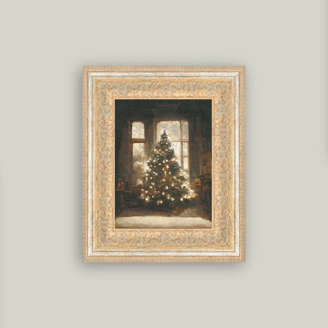 Glowing Christmas Tree Art